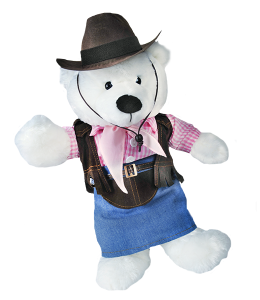 Cowgirl w/Cowgirl Hat (16")