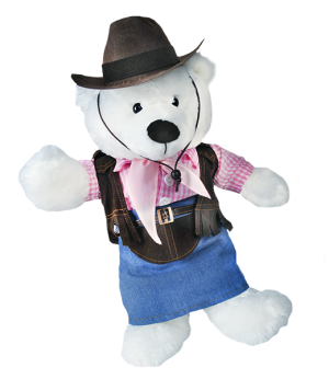 Cowgirl w/Cowgirl Hat (16")