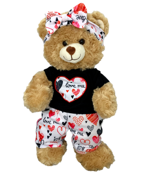 "Funky Hearts" Outfit (16")