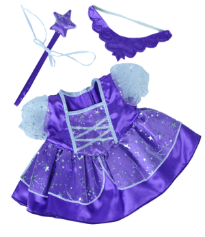 Purple "Fairy" Princess w/Wand & Tiara (16")
